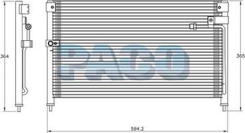 PACO CL3862 - Condensateur, climatisation droxauto.com