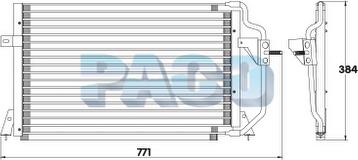 PACO CL3815 - Condensateur, climatisation droxauto.com
