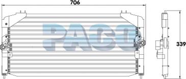 PACO CL3810 - Condensateur, climatisation droxauto.com
