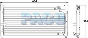 PACO CL3812 - Condensateur, climatisation droxauto.com