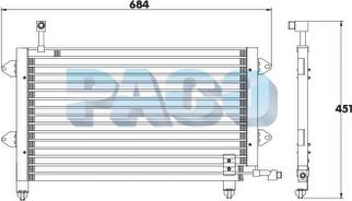 PACO CL3885/A - Condensateur, climatisation droxauto.com
