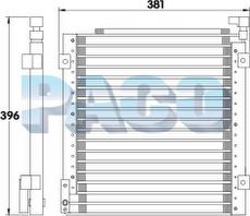 PACO CL3870/26 - Condensateur, climatisation droxauto.com