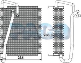 PACO EL5148 - Évaporateur climatisation droxauto.com
