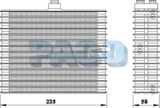 PACO EL5105 - Évaporateur climatisation droxauto.com
