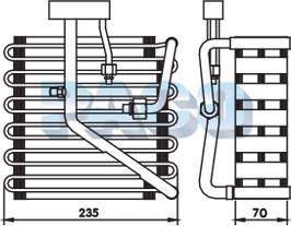 PACO EL1039 - Évaporateur climatisation droxauto.com