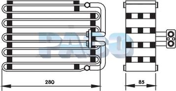 PACO EL1318 - Évaporateur climatisation droxauto.com