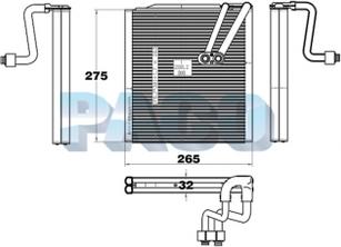 PACO EL3636D - Évaporateur climatisation droxauto.com