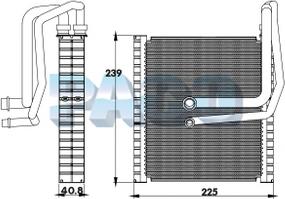 PACO EL3096 - Évaporateur climatisation droxauto.com