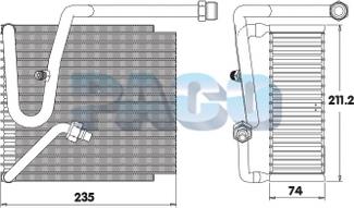 PACO EL-7144 - Évaporateur climatisation droxauto.com