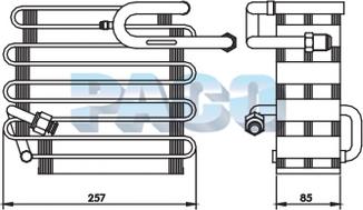 PACO ER-1008 - Évaporateur climatisation droxauto.com