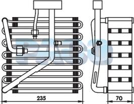 PACO ER1039 - Évaporateur climatisation droxauto.com