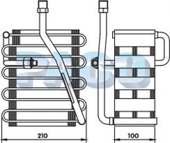 PACO ER1025 - Évaporateur climatisation droxauto.com