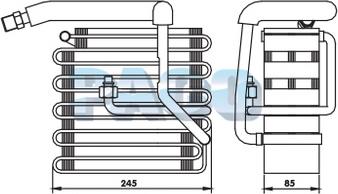 PACO ER-1140 - Évaporateur climatisation droxauto.com