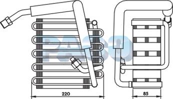 PACO ER-1139 - Évaporateur climatisation droxauto.com