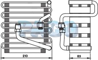 PACO ER-1131 - Évaporateur climatisation droxauto.com