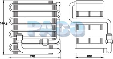 PACO ER1371 - Évaporateur climatisation droxauto.com