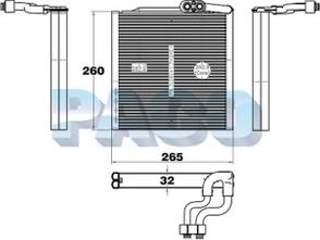PACO ER3616D - Évaporateur climatisation droxauto.com