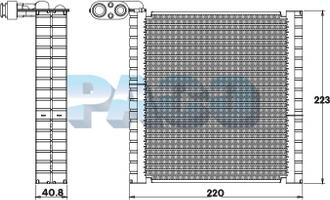 PACO ER3156 - Évaporateur climatisation droxauto.com
