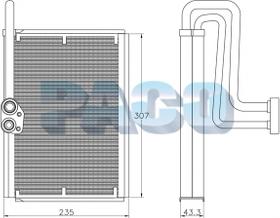 PACO ER3180 - Évaporateur climatisation droxauto.com