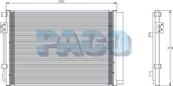 PACO MP5515 - Condensateur, climatisation droxauto.com