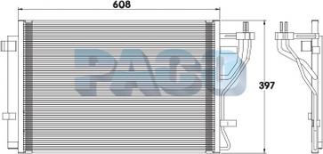 PACO MP5147 - Condensateur, climatisation droxauto.com