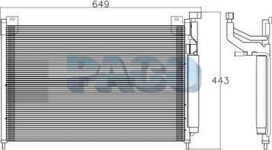 PACO MP5759 - Condensateur, climatisation droxauto.com