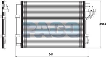 PACO MP5729 - Condensateur, climatisation droxauto.com