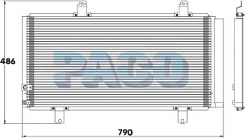 PACO MP3591 - Condensateur, climatisation droxauto.com