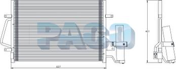 PACO PL5534/RD - Condensateur, climatisation droxauto.com