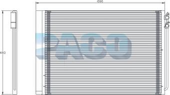 PACO PL5538 - Condensateur, climatisation droxauto.com
