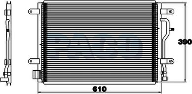 PACO PL5645 - Condensateur, climatisation droxauto.com