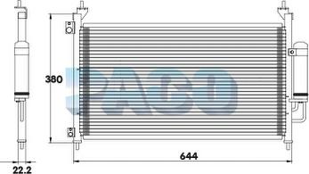 PACO PL5634/RD - Condensateur, climatisation droxauto.com
