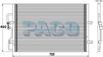 PACO PL5630 - Condensateur, climatisation droxauto.com