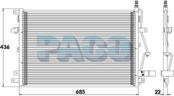 PACO PL5061/RD - Condensateur, climatisation droxauto.com