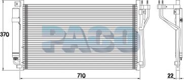 PACO PL5062/RD - Condensateur, climatisation droxauto.com