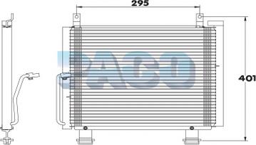 PACO PL5030 - Condensateur, climatisation droxauto.com