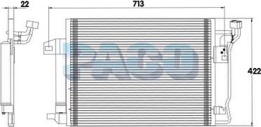 PACO PL5140/RD - Condensateur, climatisation droxauto.com