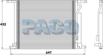 PACO PL5151 - Condensateur, climatisation droxauto.com