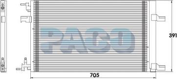 PACO PL5152 - Condensateur, climatisation droxauto.com