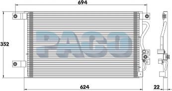 PACO PL5180 - Condensateur, climatisation droxauto.com