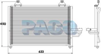 PACO PL5125 - Condensateur, climatisation droxauto.com
