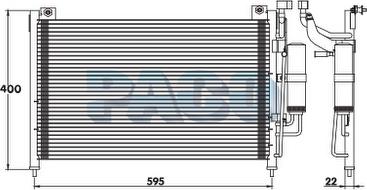 PACO PL5178/RD - Condensateur, climatisation droxauto.com