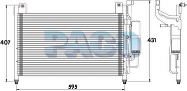 PACO PL5301/RD - Condensateur, climatisation droxauto.com