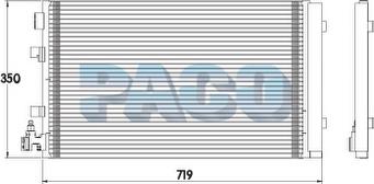PACO PL5272 - Condensateur, climatisation droxauto.com