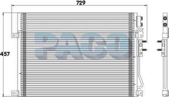 PACO PL3441 - Condensateur, climatisation droxauto.com