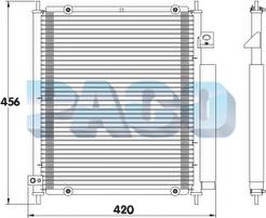 PACO PL3452 - Condensateur, climatisation droxauto.com