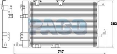 PACO PL3411 - Condensateur, climatisation droxauto.com