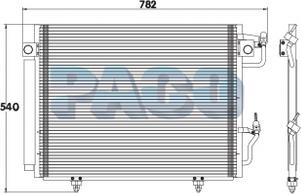 PACO PL3578 - Condensateur, climatisation droxauto.com