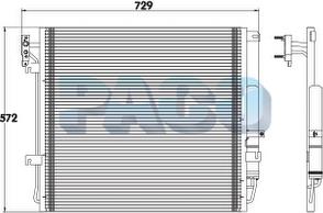 PACO PL3619/RD - Condensateur, climatisation droxauto.com