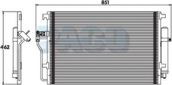 PACO PL3685/RD - Condensateur, climatisation droxauto.com